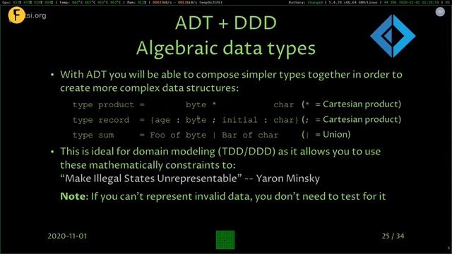 Domain Driven Design (DDD) with Algebraic Data Types (ADT) - Ramón Soto Mathiesen смотреть онлайн