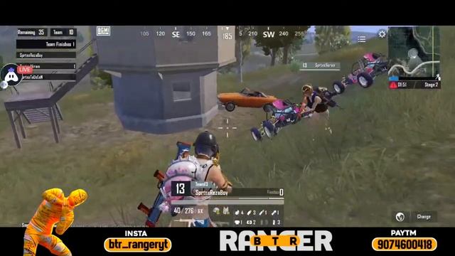 BTR CHAMPIONSHIP T3 SCRIMS | CUSTOM ROOM | BGMI LIVE | BTR RANGER смотреть онлайн