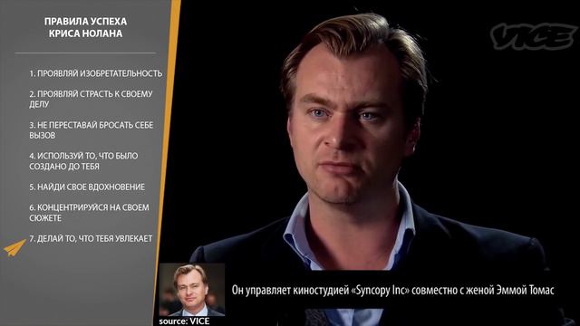 Действуй Несмотря ни на Что | Кристофер Нолан (Правила Успеха)