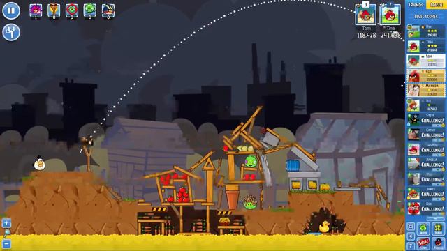 Angry Birds Friends on Facebook Weekly Tournament Level 4 No Power Ups 3 Stars Porkademic Little Cr смотреть онлайн