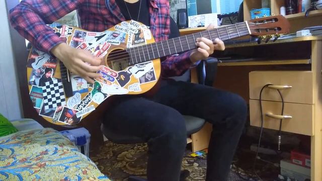 Папин Олимпос | Тёмно-оранжевый закат | GUITAR CØVER 2020 смотреть онлайн