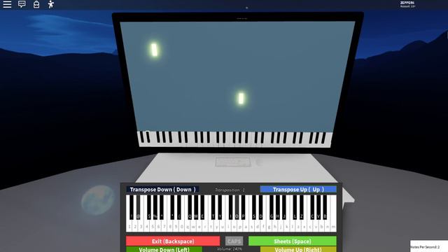 Billie Eilish - all the good girls go to hell - Roblox Piano / Virtual Piano смотреть онлайн