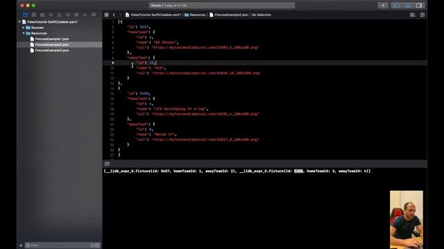 Swift Codable | Decodable video Tutorial | Parsing JSON to Swift Model | Swift | IOS | Apple смотреть онлайн