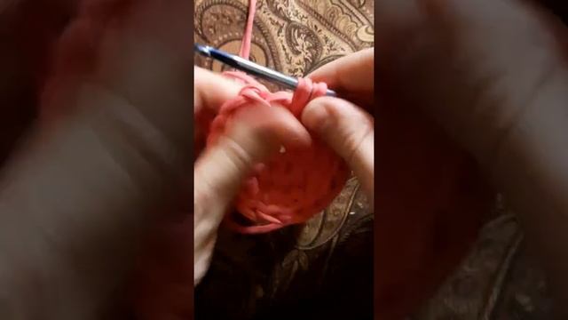 Идеальный круг из трикотажной пряжи крючком. Дно корзины из трикотажной пряжи. смотреть онлайн