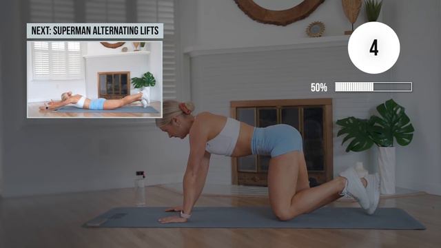 15 MIN TONED BACK & CORE - No Equipment, No Repeat Exercises, Low Impact Home Workout смотреть онлайн