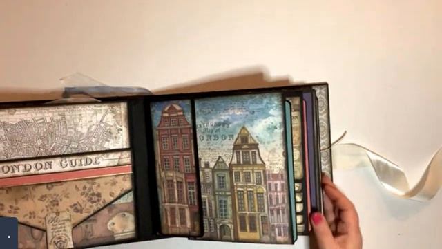 Stamperia Lady Vagabond Mini Album Walkthrough смотреть онлайн