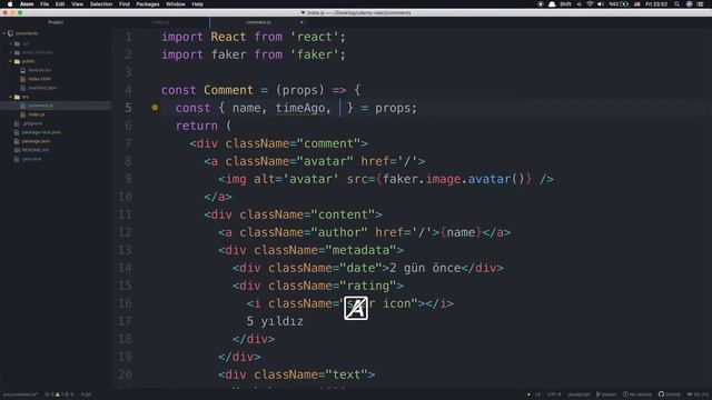 React - #16 Komponentlere paramtere geçme смотреть онлайн