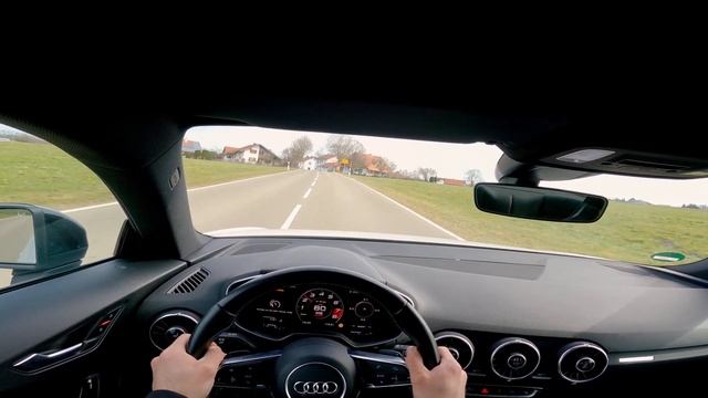 Audi TTS Onboard  HJS Downpipe Sound  4K