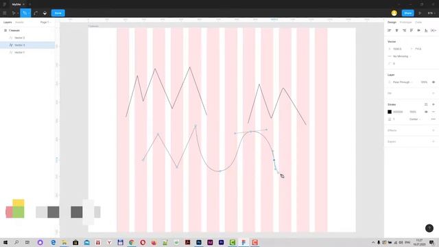 Инструменты Figma - Pen и Pencil (перо и карандаш) для создания более сложных форм в дизайне сайта
