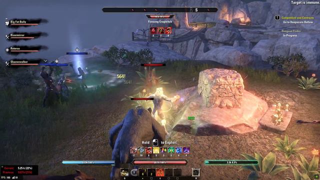 Elder Scrolls Online Vlkotank v normal Earthen Root Enclave смотреть онлайн