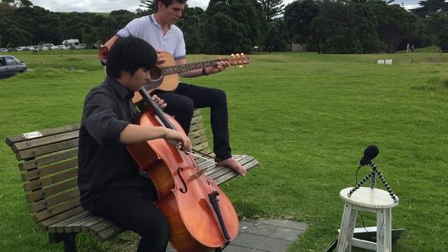 Yellow - Coldplay [Cover] - Three Sets of Hands смотреть онлайн