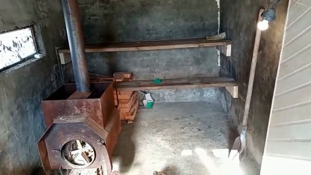 10. Возведение перегородки между парной и комнатой отдыха