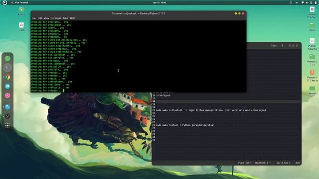 Dərs 1 .Linux ƏS Python yükləmək və qurmaq смотреть онлайн