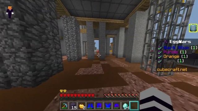 Cubecraft Eggwars Trapping Using REDSTONE смотреть онлайн