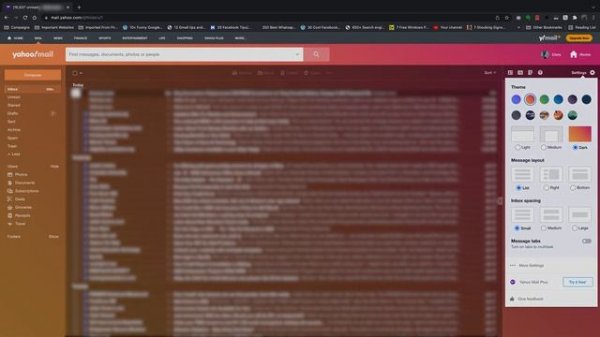 How To Change Yahoo Mail Theme | Yahoo Dark Mode