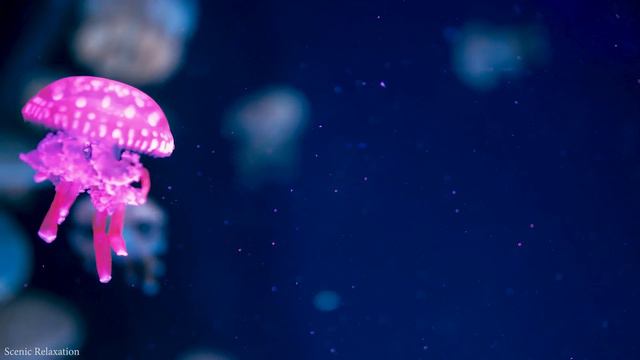 Aquarium 4K VIDEO (ULTRA HD) - Sea Animals With Relaxing Music - Rare & Colorful Sea Life Video