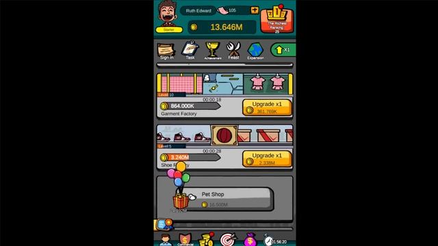 Idle TYCOON (Gameplay Android) смотреть онлайн