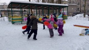 Флешмоб «Зима пришла». Зимний танец в детском саду.