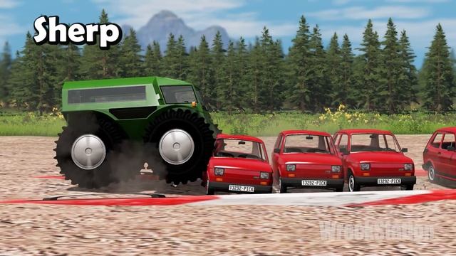Monster Trucks Mud Battle #6 - Beamng drive смотреть онлайн