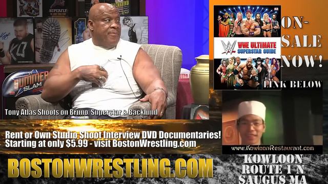 Tony Atlas Shoots on Bruno Sammartino, Billy Graham, Bob Backlund :: Memories & Legends #2.8 смотреть онлайн