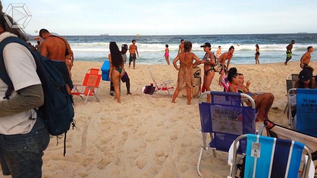 ???COPACABANA BEACH RIO DE JANEIRO ? BRAZIL BEACHES    RARE UNSEEN BEACH WALK 2023 4K