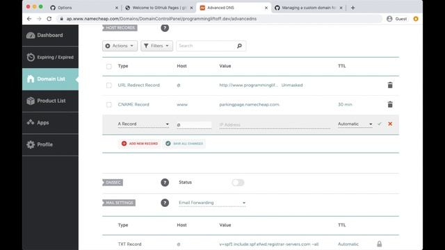How to Add a Custom Domain to a GitHub Pages Website смотреть онлайн