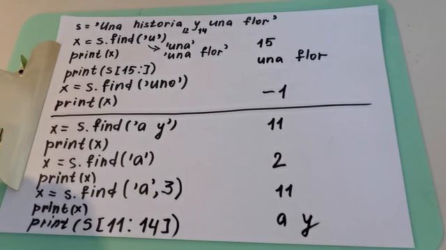 ¿Cómo aplicar la función find() a strings en Python? El método de string find() en Python. смотреть онлайн