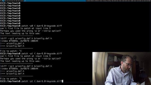 How to patch dwm (slowly) & use suckless software смотреть онлайн