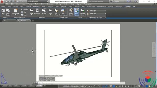 Autodesk AutoCAD: How to use Layout Command in Autodesk AutoCAD смотреть онлайн