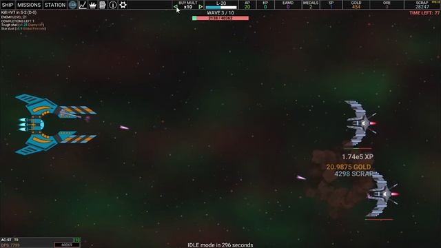idle space raider смотреть онлайн