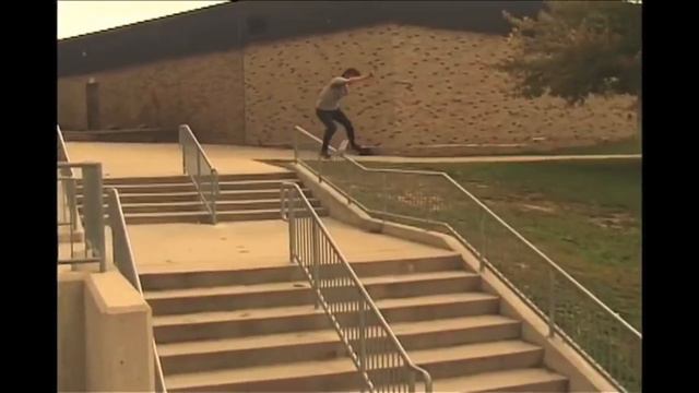 Crazy FS Lipslide on a Giant Double Kink Rail! - Behind The Clips - David Ryan Engerer смотреть онлайн