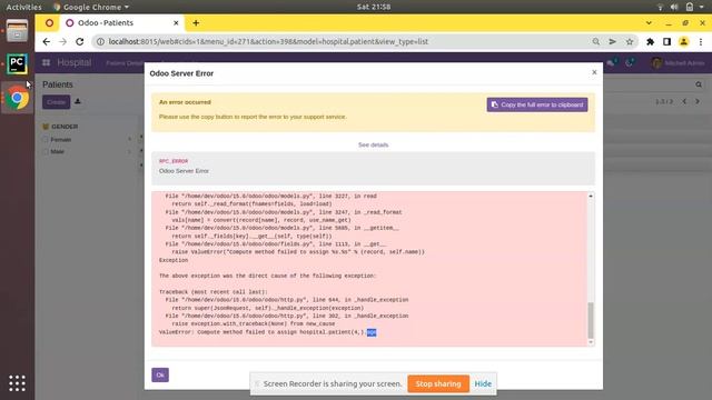 35. How To Fix Compute Method Failed To Assign Value Error In Odoo || Odoo Debugging смотреть онлайн