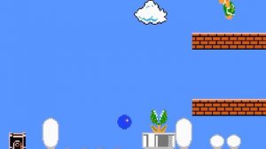 Sonic in SMB1 v2.5 [NES] Hack of Super Mario Bros.
