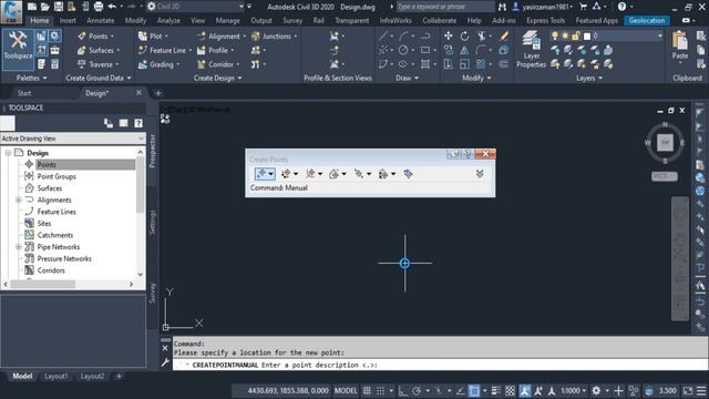 Autodesk Civil 3D | Drawing setting | Create points | Import points | Learning | Lesson 3 | Part 1 смотреть онлайн