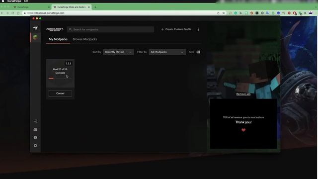 How to download ANY Type of Minecraft mods from CurseForge for Mac or Windows смотреть онлайн