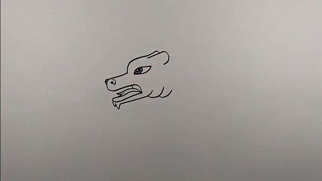 How to draw a dragon head | Easy Drawings смотреть онлайн