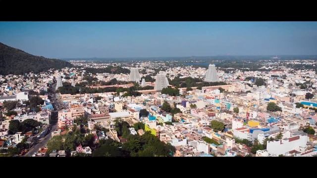 Tiruvannamalai Drone Footage | Aerial 4k Stock Footage смотреть онлайн