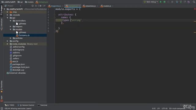 LESSON 10 - Creating Model in Sails js смотреть онлайн