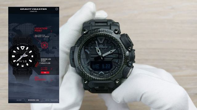 Новый Чёрный GRAVITYMASTER / Casio G-SHOCK GR-B200-1B смотреть онлайн