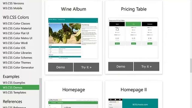 W3 CSS Example Part 7 смотреть онлайн