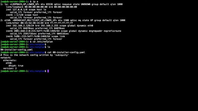 Configuring Ubuntu Networking with Netplan смотреть онлайн