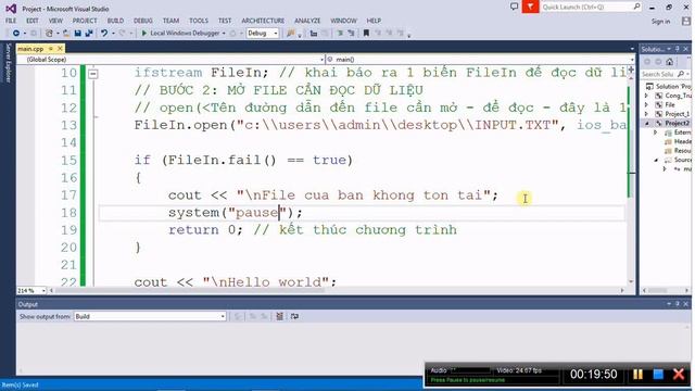 [Lập trình C/C++] Bài 52. Cú pháp đọc - ghi file смотреть онлайн