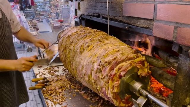 Turkish Street Food! A Doner that is hard to believe how delicious it is! смотреть онлайн