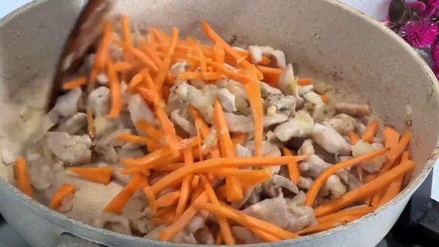 Лапша с курицей и овощами в соусе Терияки! Супер просто и быстро ! смотреть онлайн