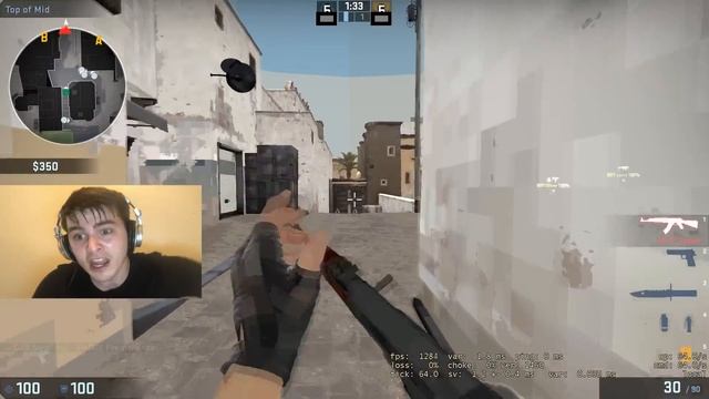 Reaching over 1000 FPS in CS:GO with lowest graphics смотреть онлайн