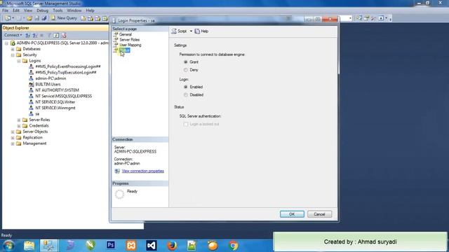 Change password sa SQL SERVER смотреть онлайн