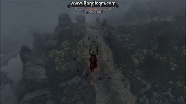 Skyrim Dawnguard Legendary Air Battle: Vampire Lord VS Legendary Dragon смотреть онлайн