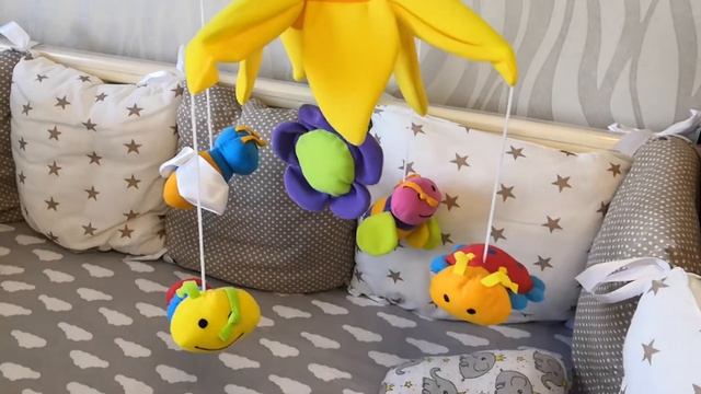 Обзор детской кроватки. Кроватка-трансформер с попереченым маятником и комодом. Плюсы и минусы. смотреть онлайн