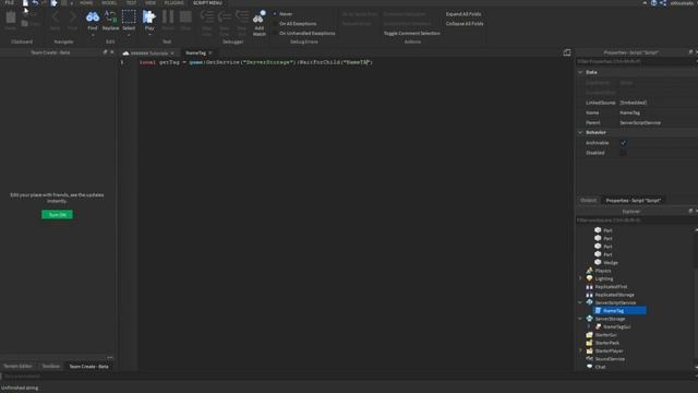 How to make a Name Tag | Roblox Studio смотреть онлайн
