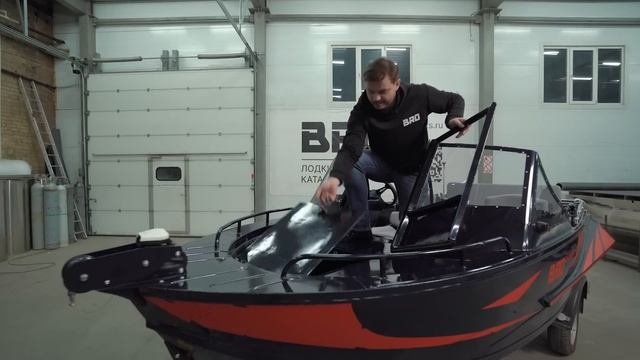 Премьера! Новая модель лодки BRO 4.2 BIG с высоким бортом. Детальный обзор. смотреть онлайн